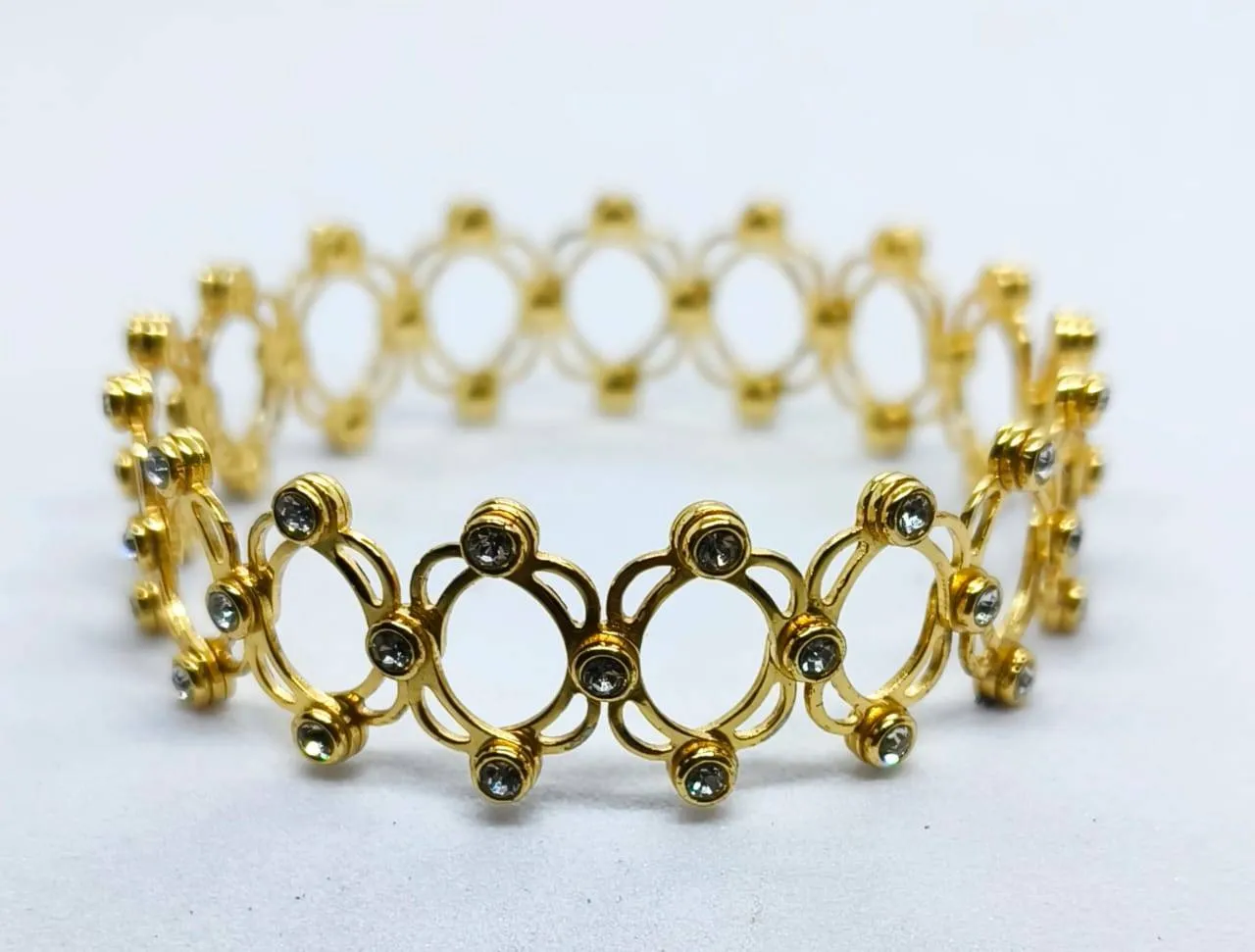 2 in 1 Golden Stretch Bracelet ( AVSLR-01) view 3