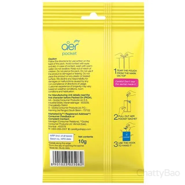 Godrej Aer Bathroom Air Fragrance - Sea Breeze 10 g view 2