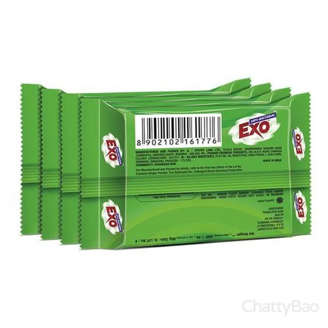 Exo Dishwah Bar 90 g each (Pack of 4) view 2