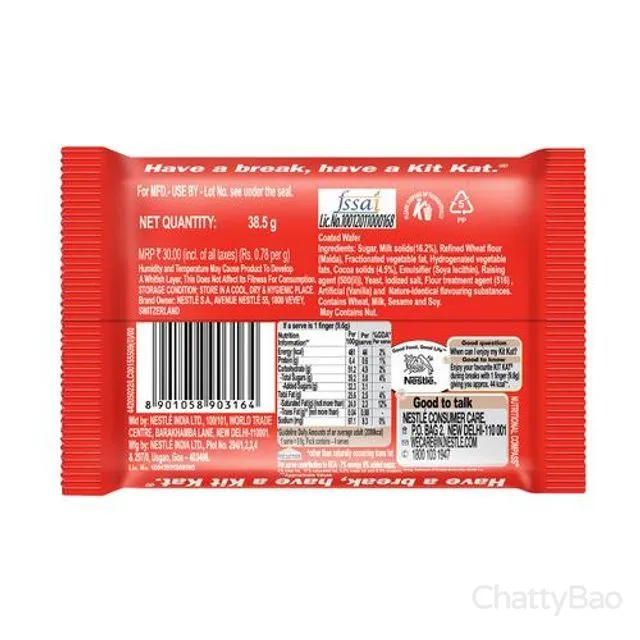 Nestle KitKat 38.5 g view 2