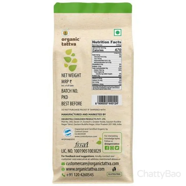 Organic Tattva Chana Dal 500 g view 2