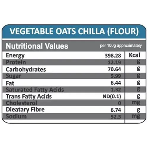 Gm Foods Vegetable Oats Chilla Flour 200 g view 3