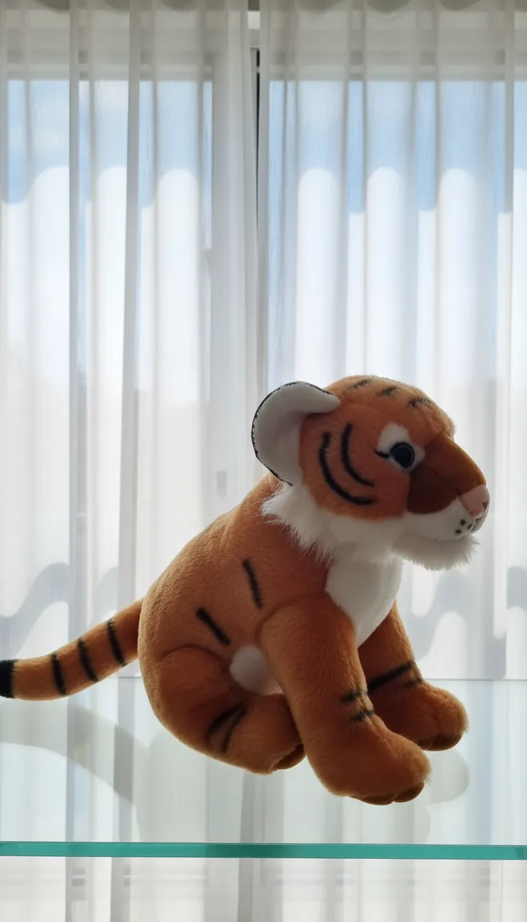 Plush Tiger Sitting Toy Wild Republic