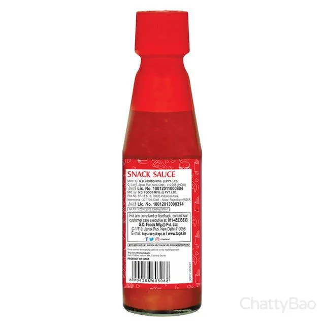 Tops Snack Sauce (No Onion No Garlic) 200 g view 4