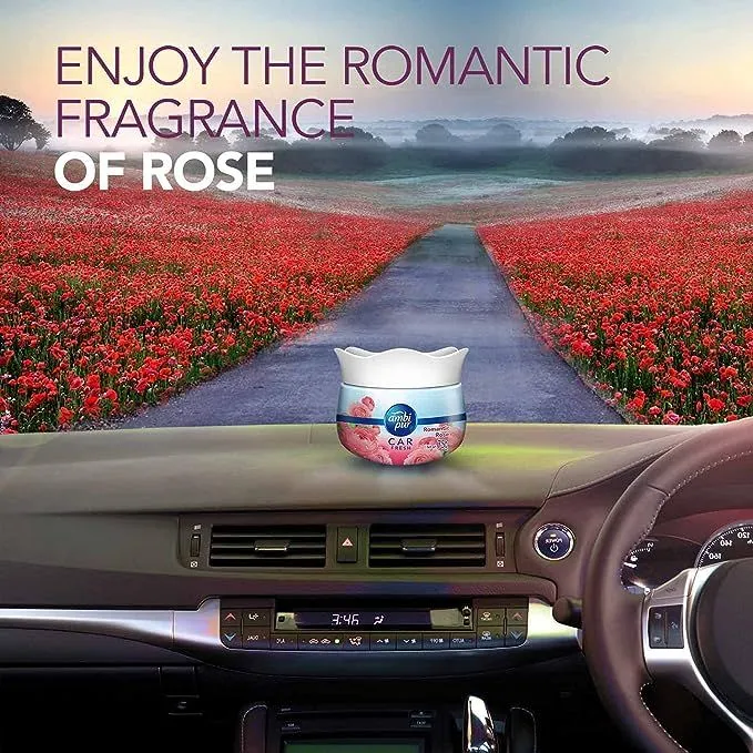 Ambi Pur Car Freshener Gel - Romantic Rose 75 g view 3