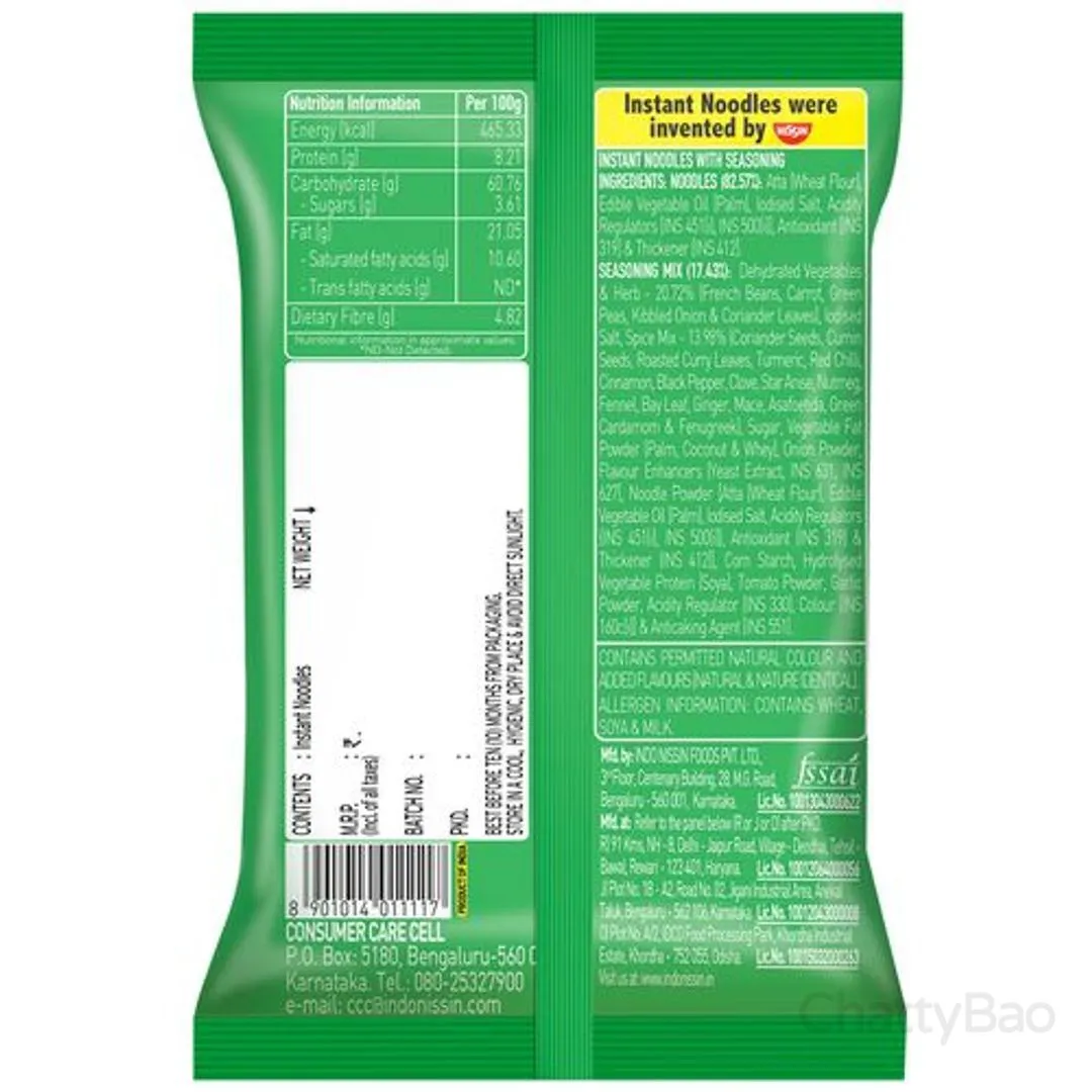 Top Ramen Masala Instant Atta Noodles 70 g view 2