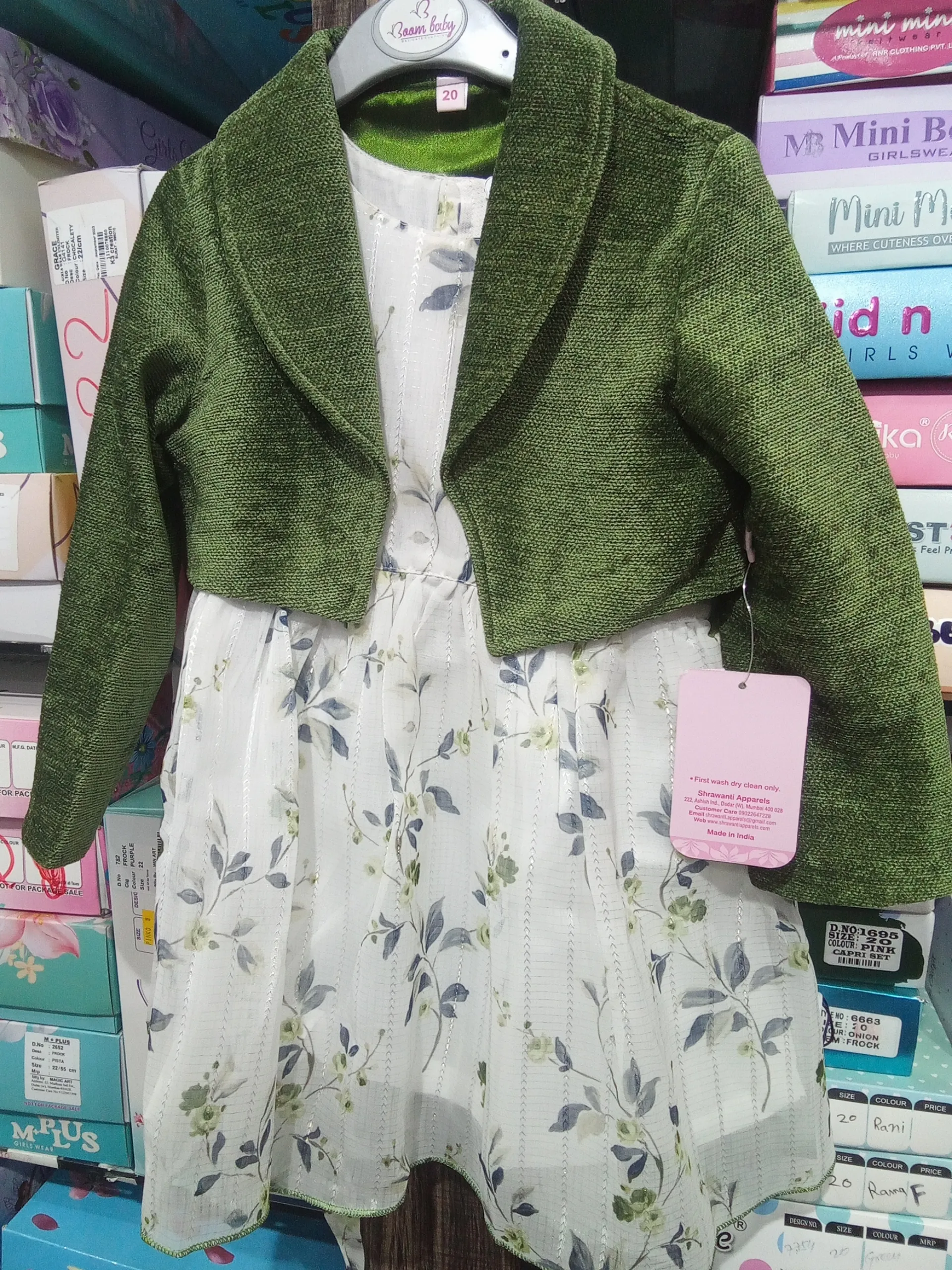 Raam Baby Girls Dress Set view 3
