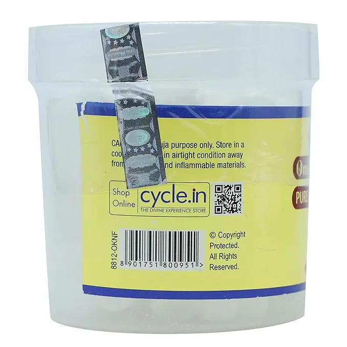 Cycle Om Shanthi Pure Camphor 110 Pieces view 2
