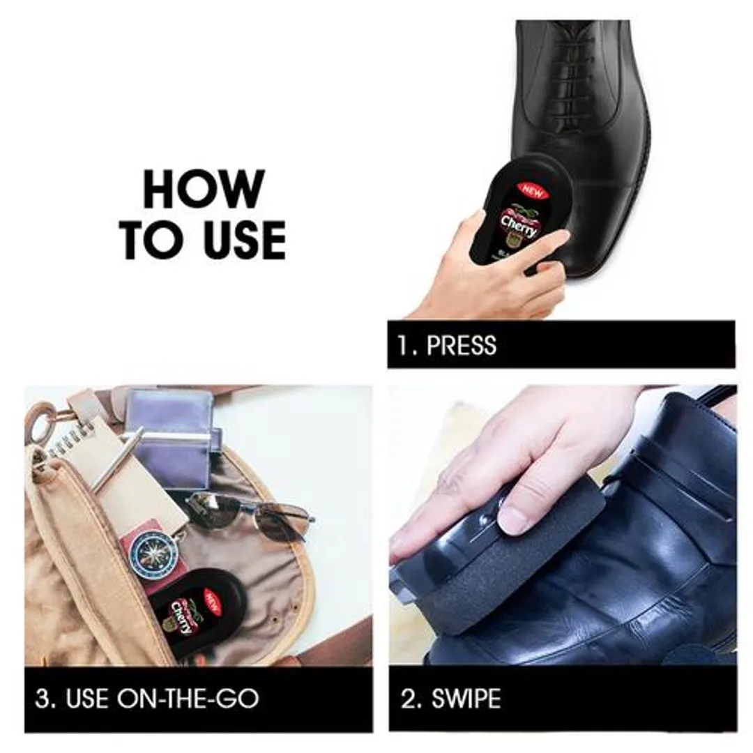 Cherry Blossom Shoe Shiner Handy Shine - Black 4 g view 2