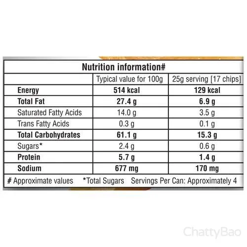 Pringles Potato Crisps Pizza flavour 107 g view 3