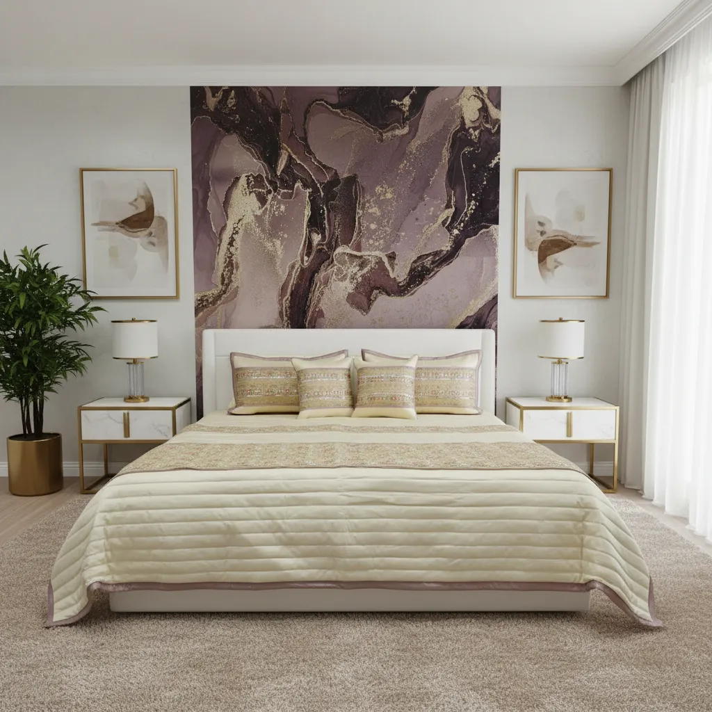 Linens Studio Luxury Bed Cover Set view 3
