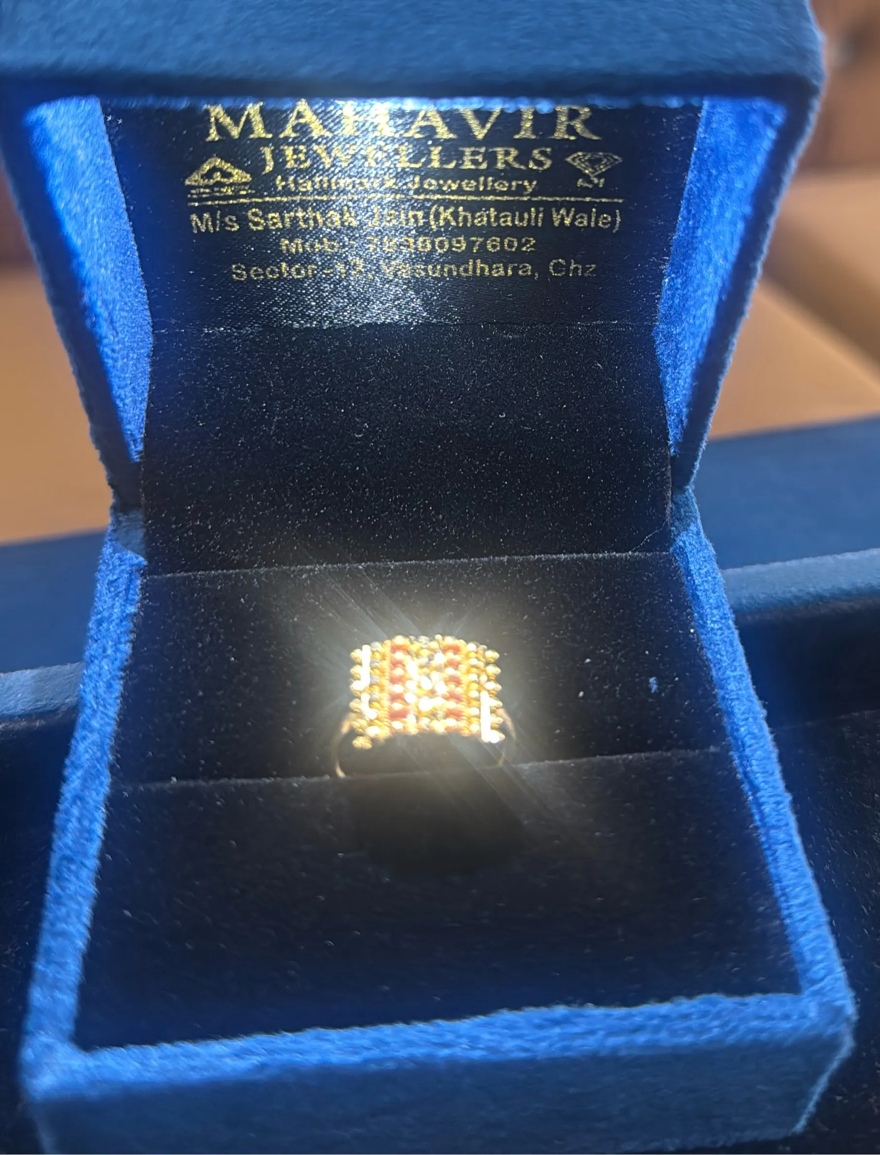 Ladies Gold Ring✨BIS Hallmarked & HUID Certified view 2