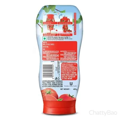 Kissan Squeezo Fresh Tomato Ketchup 450 g view 2