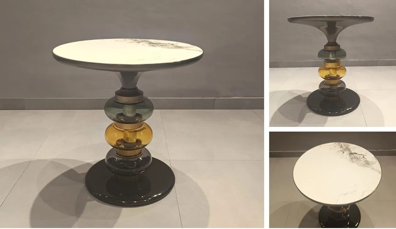 Marble Top Accent Table: IFC/CT/B305 view 2