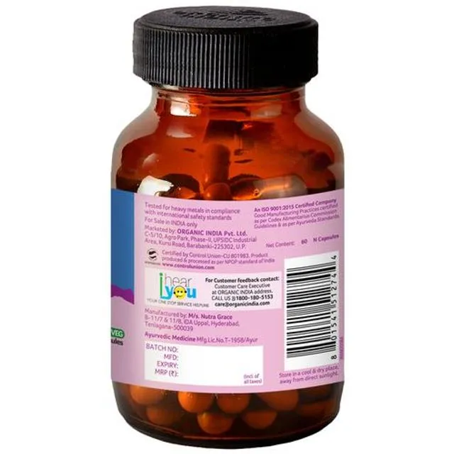 Organic India Flaxseed Oil 60 Capsules view 2