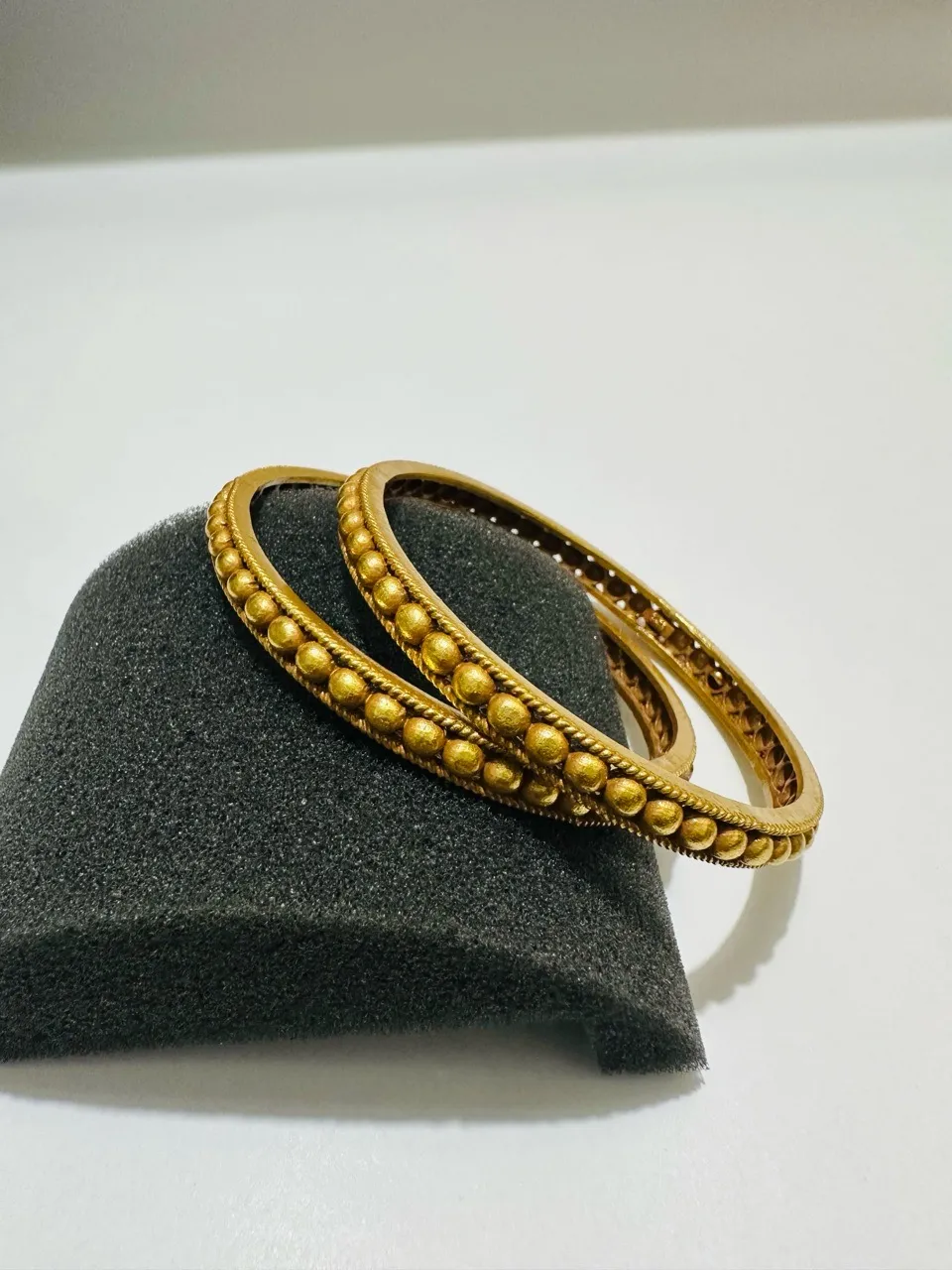 Gold-Plated Traditional Bangles view 3
