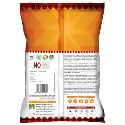 Dhampur Green Demerara Brown Sugar 1 Kg view 2