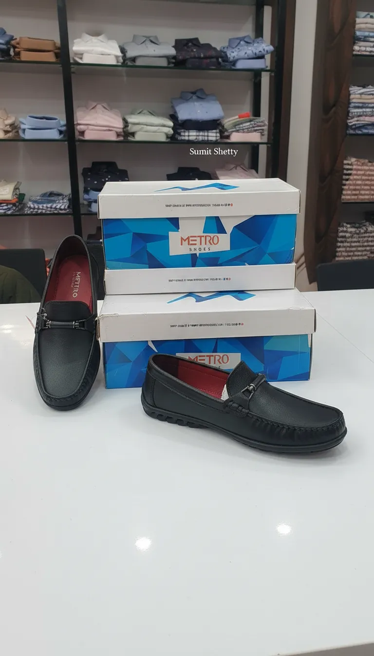 Metro Shoes Loafers. view 3
