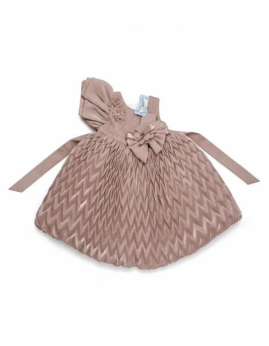 Pleated Party Dress view 2