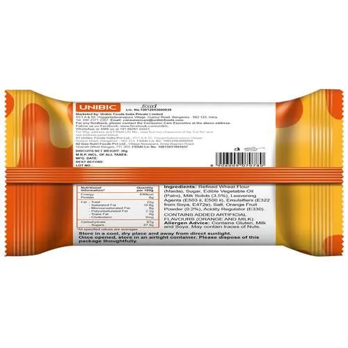 Unibic Orange Splash Cookies 50 g view 2