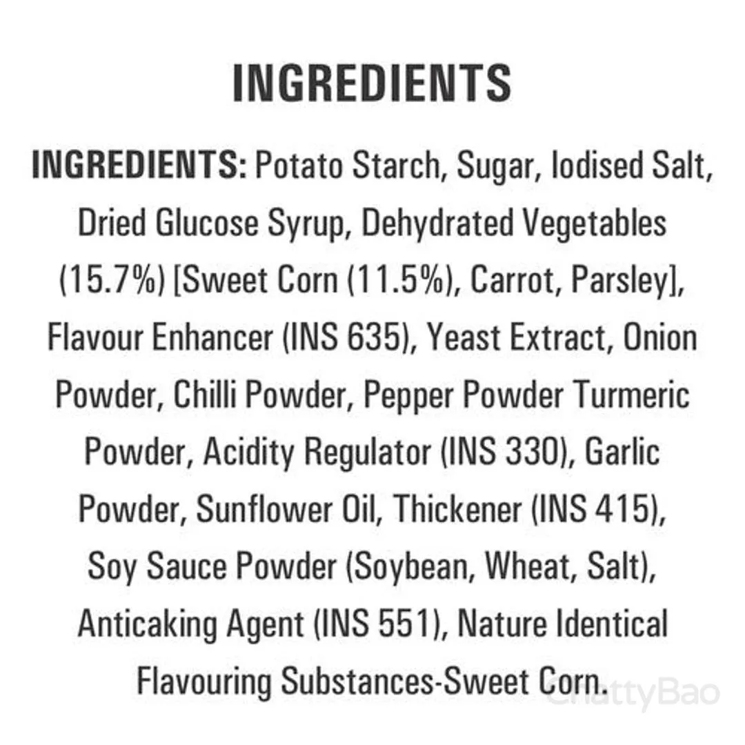 Chings Secret Secret Sweet Corn Instant Soup 15 g view 3