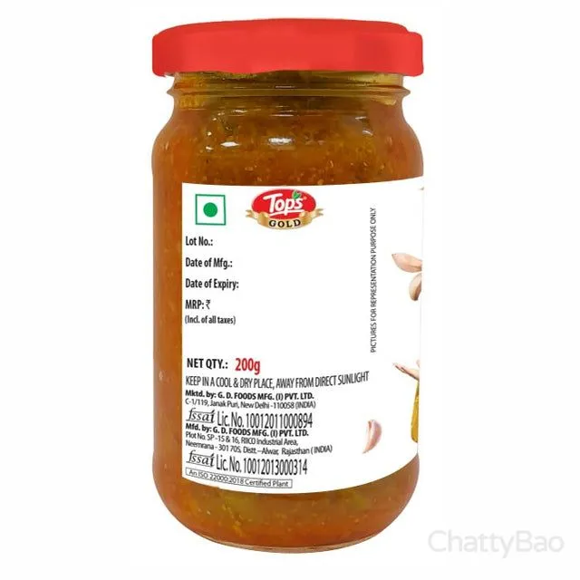 Tops Garlic Pickle 200 g view 3