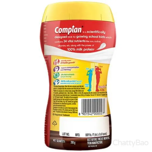 Complan Nutrition Drink - Royale Chocolate Jar 200 g view 2