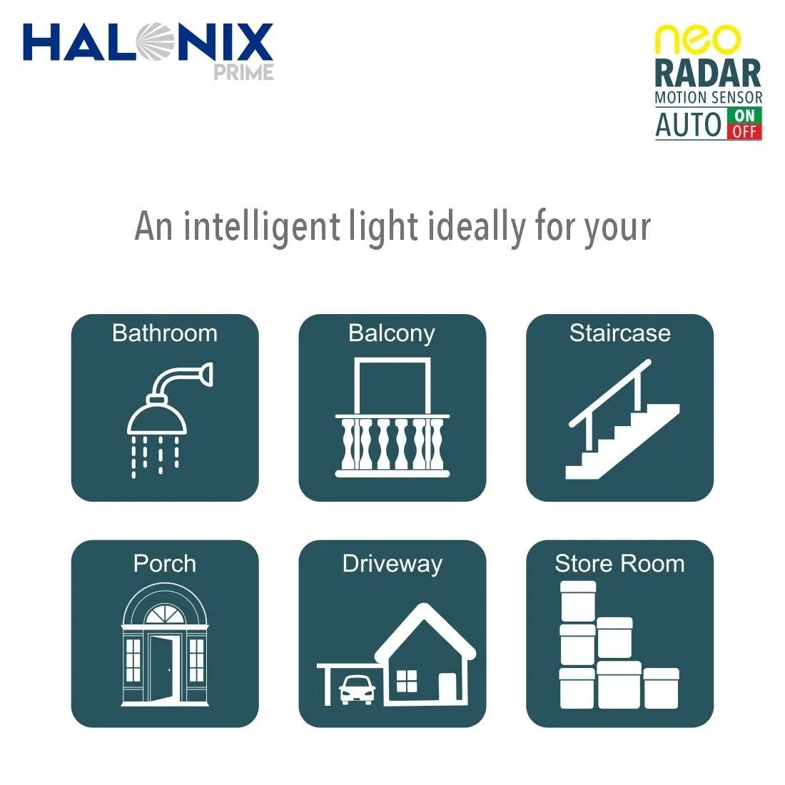 Halonix Neo Radar 10W LED Bulb view 3