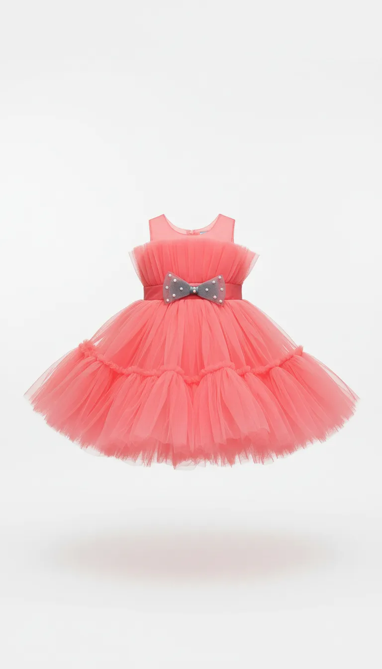 Girls Fancy Frock ;S view 2