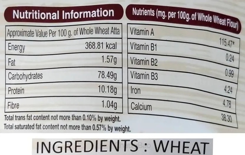 Rajdhani Chakki Fresh Whole Wheat Atta 5 Kg view 3