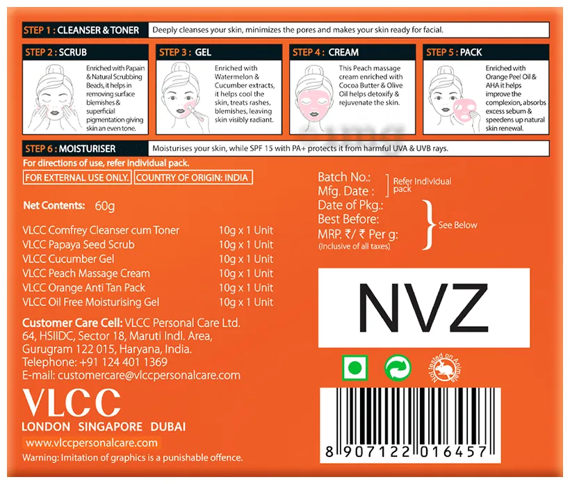 VLCC Anti Blemish Facial Kit view 3