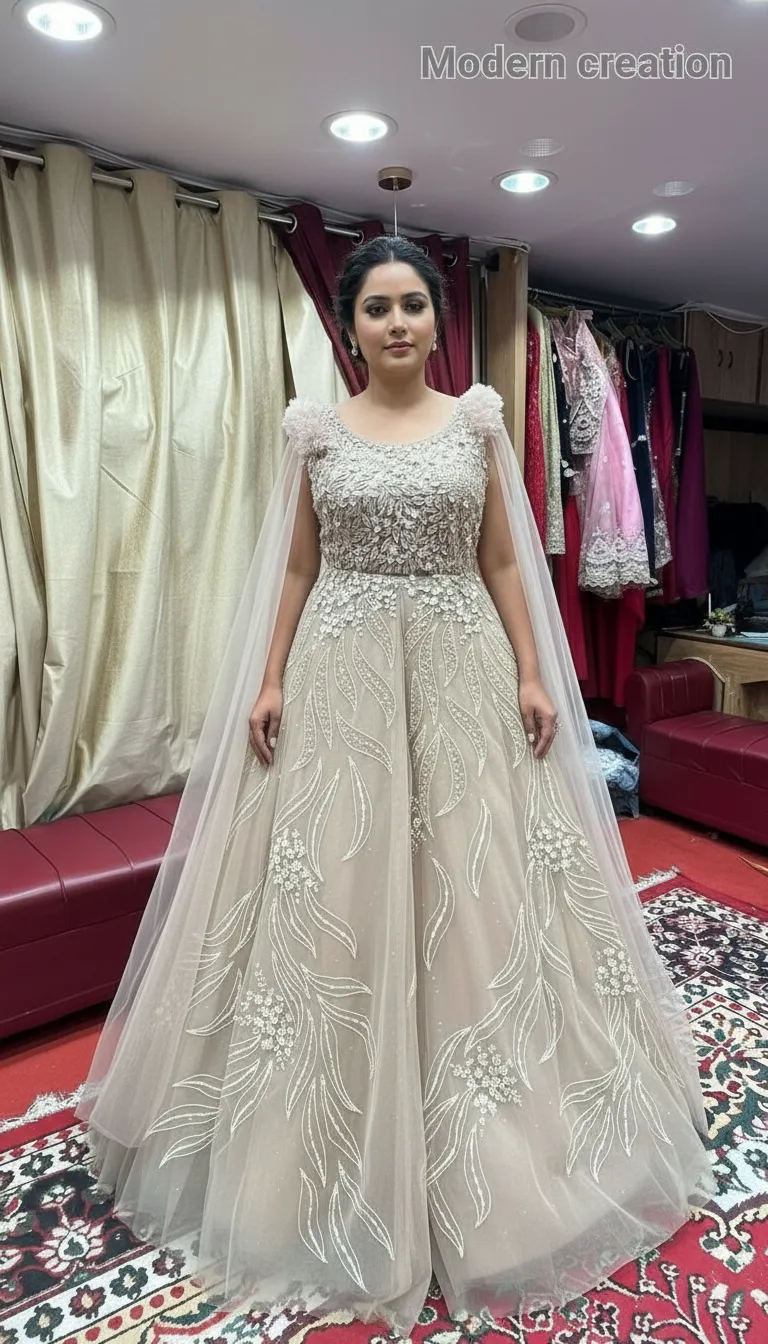 Modern Creation Gown view 3