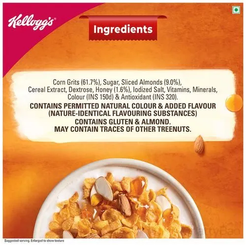 Kelloggs Real Almond & Honey Corn Flakes 650 g view 5