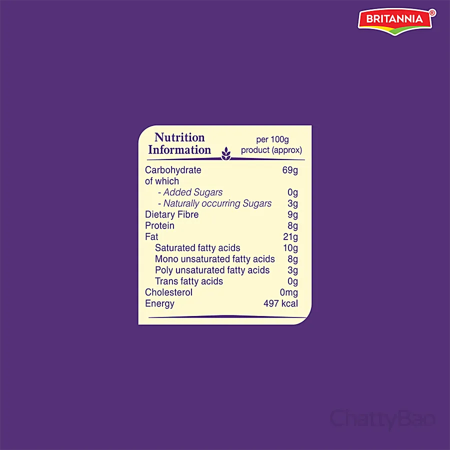 Britannia NutriChoice Digestive Zero Biscuits 100 g view 3