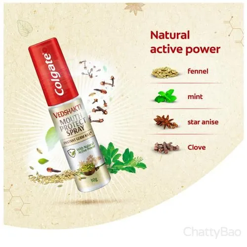 Colgate Vedshakti Mouth Protect Spray 10 g view 4