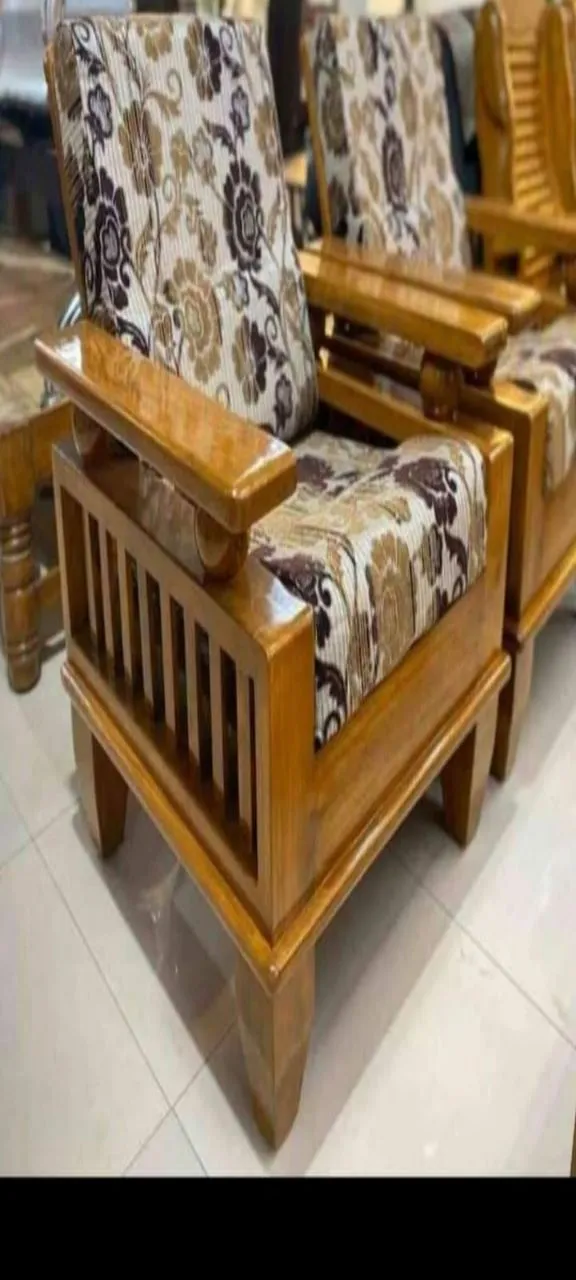 Carved Wooden Sofa Set view 2