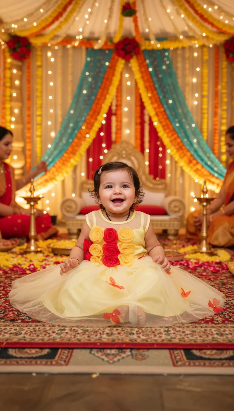 Girls Floral Frock