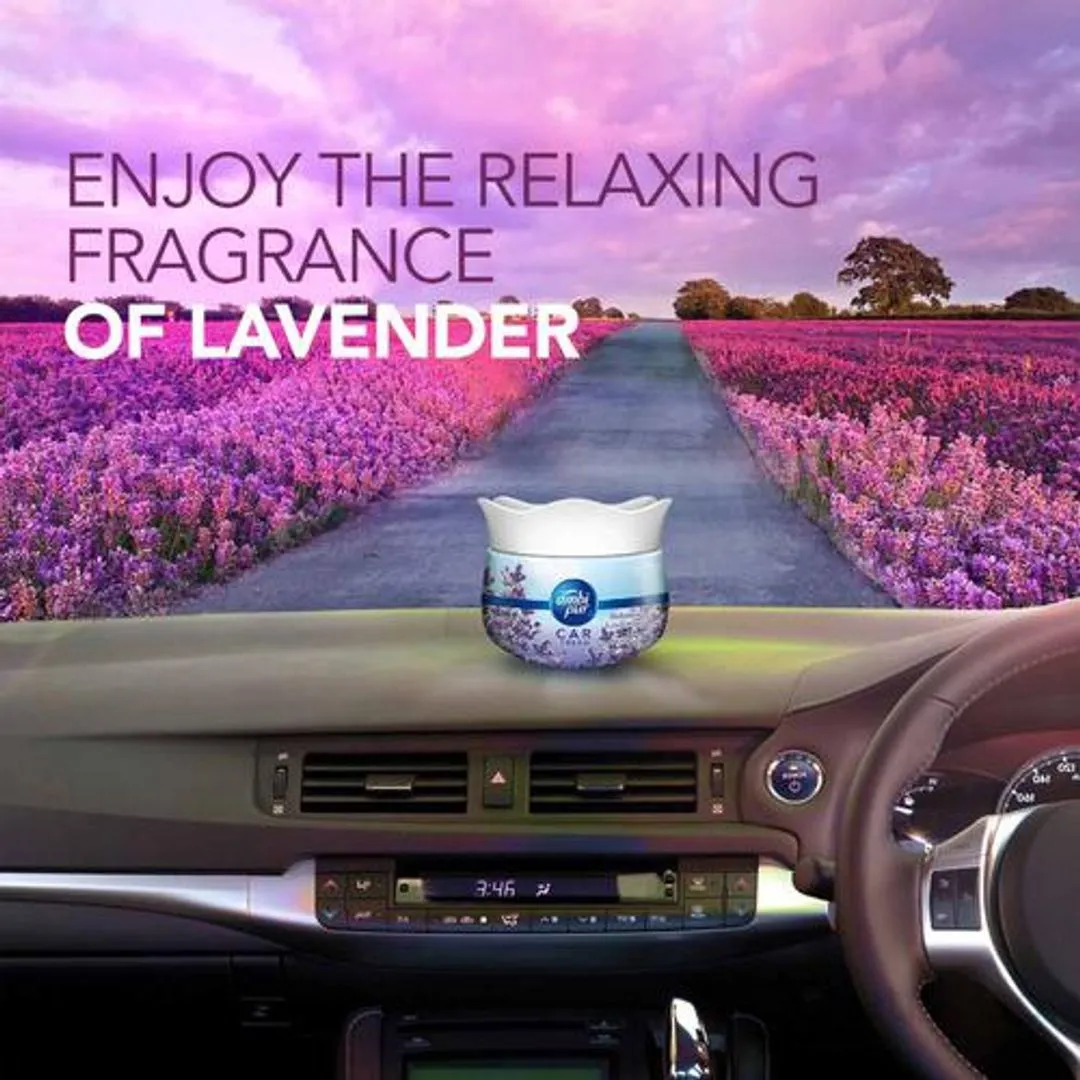 Ambi Pur Car Freshener Gel - Relaxing Lavender 75 g view 3