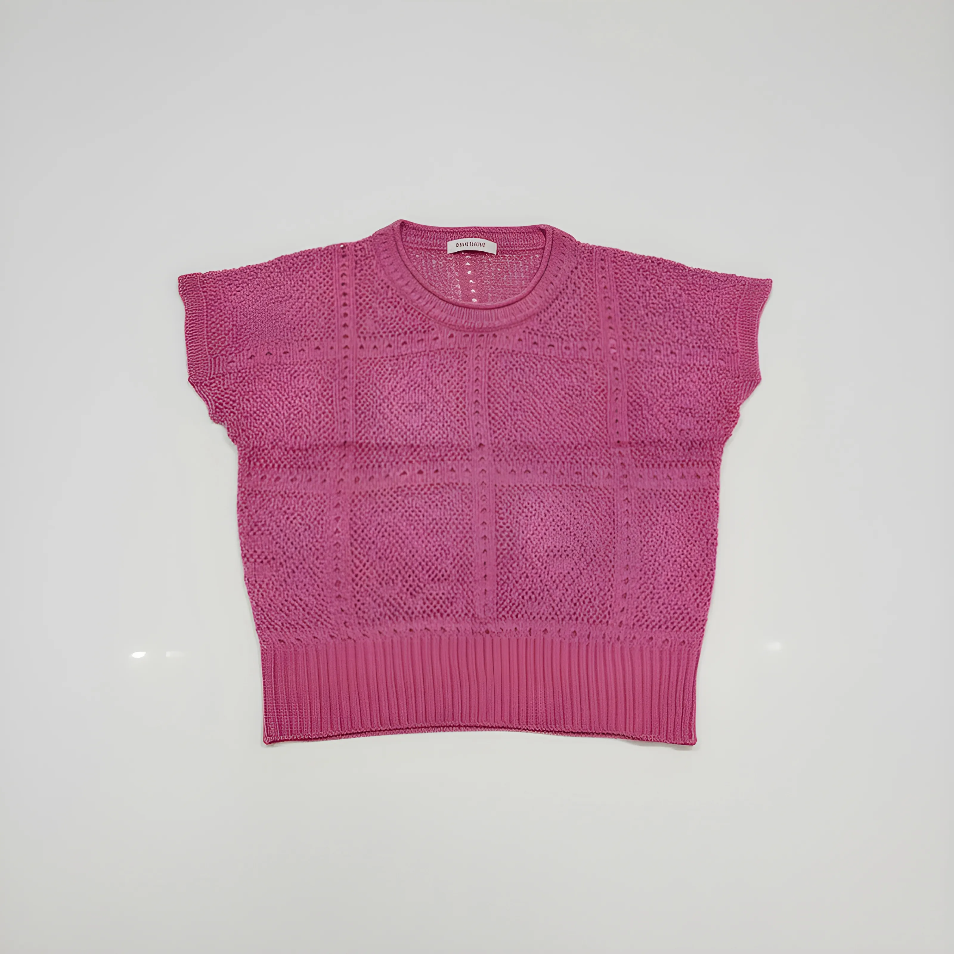 Tha Mirror Story Pink Knitted Top660 view 2