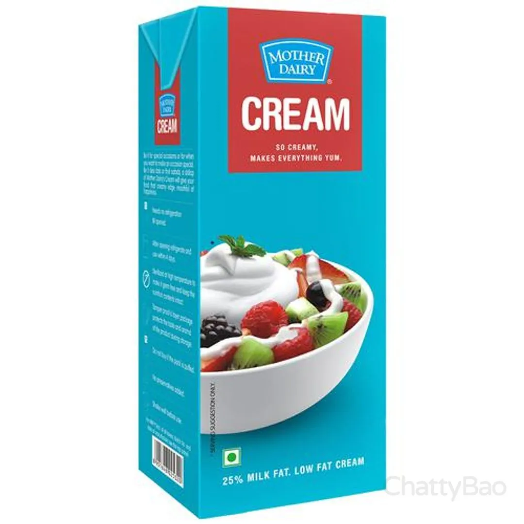 Mother Dairy Cream 200 g view 2