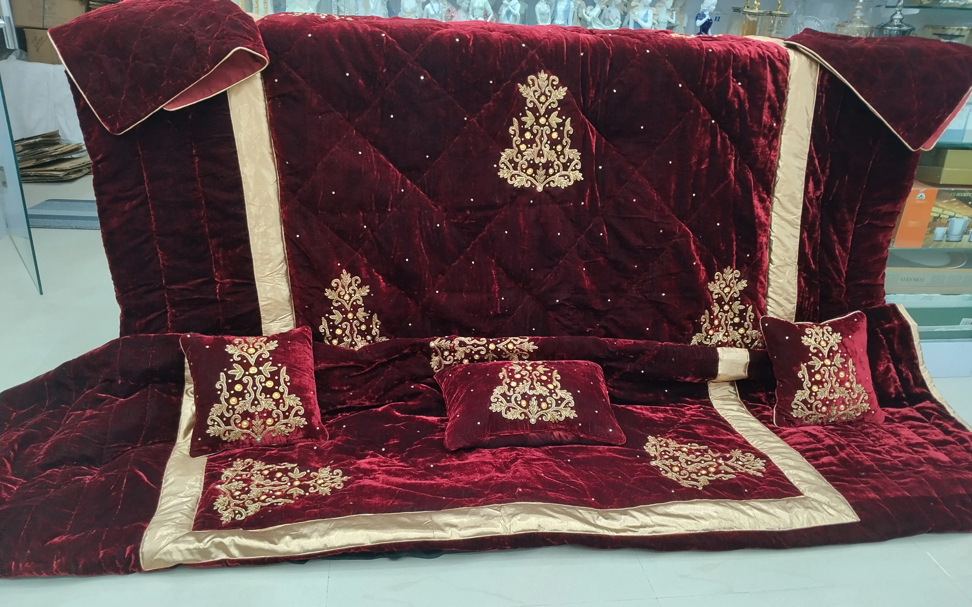 Bridal Embroidered Bedding Set view 2