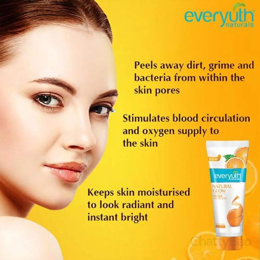 Everyuth Naturals Natural Glow Peel-Off Mask - Orange 50 g view 4
