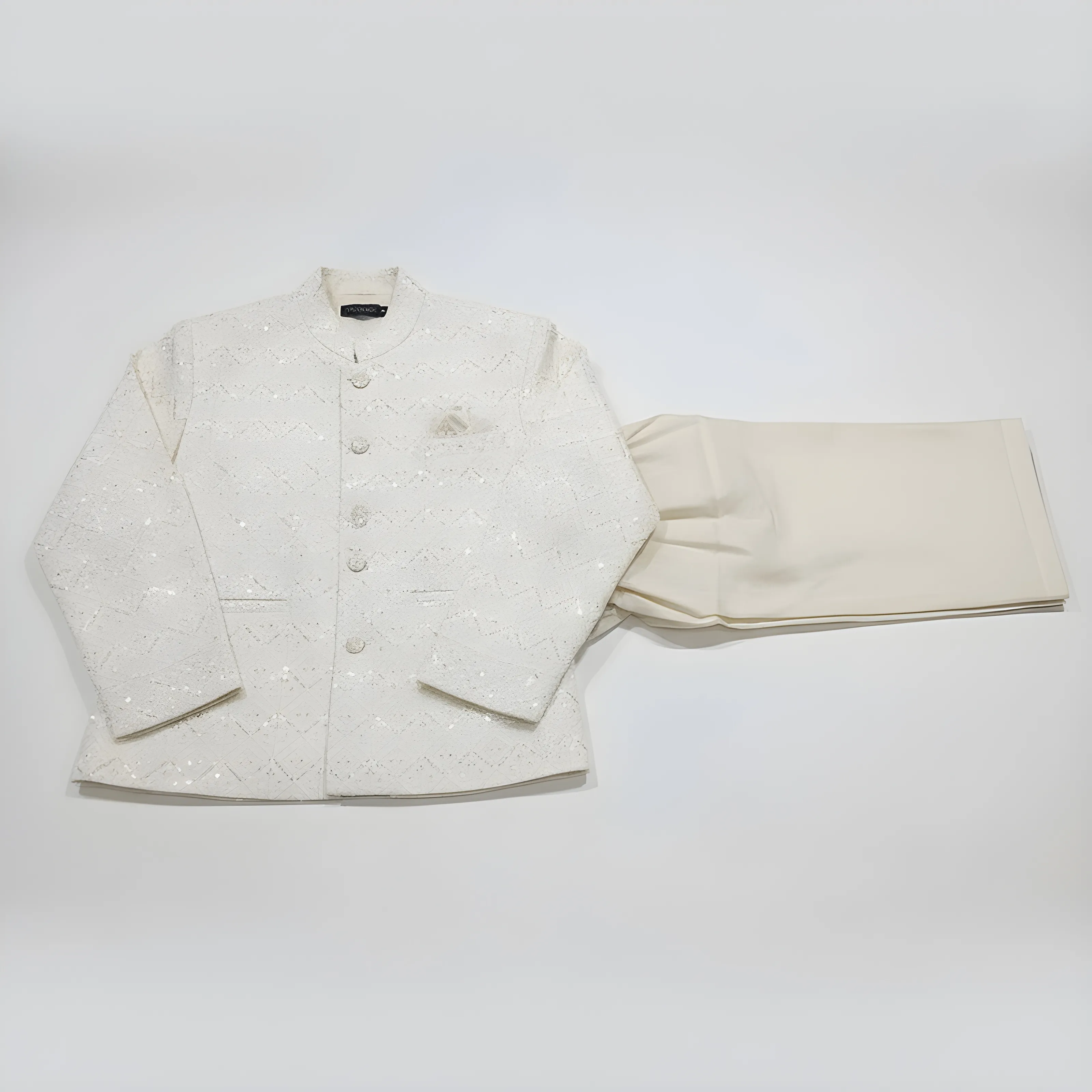 Three Piece Mens Kurta Set view 2