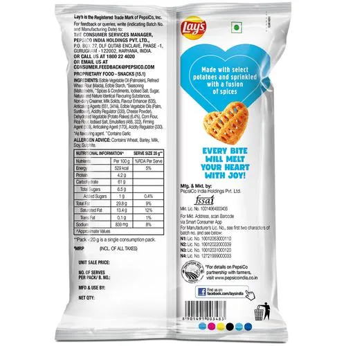 Lays Shapez Heartiez Masala Flavour 47 g view 2