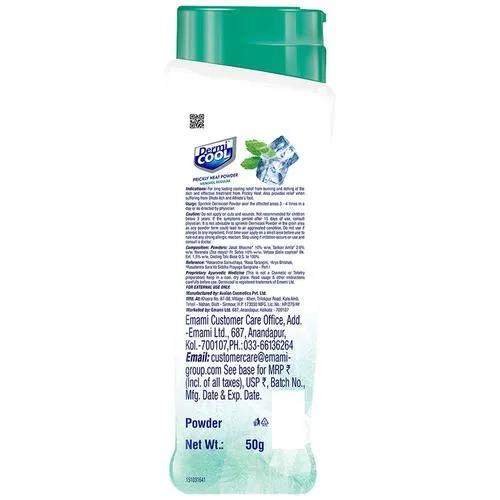 Dermi Cool Prickly Heat Powder - Menthol Regular 50 g view 2