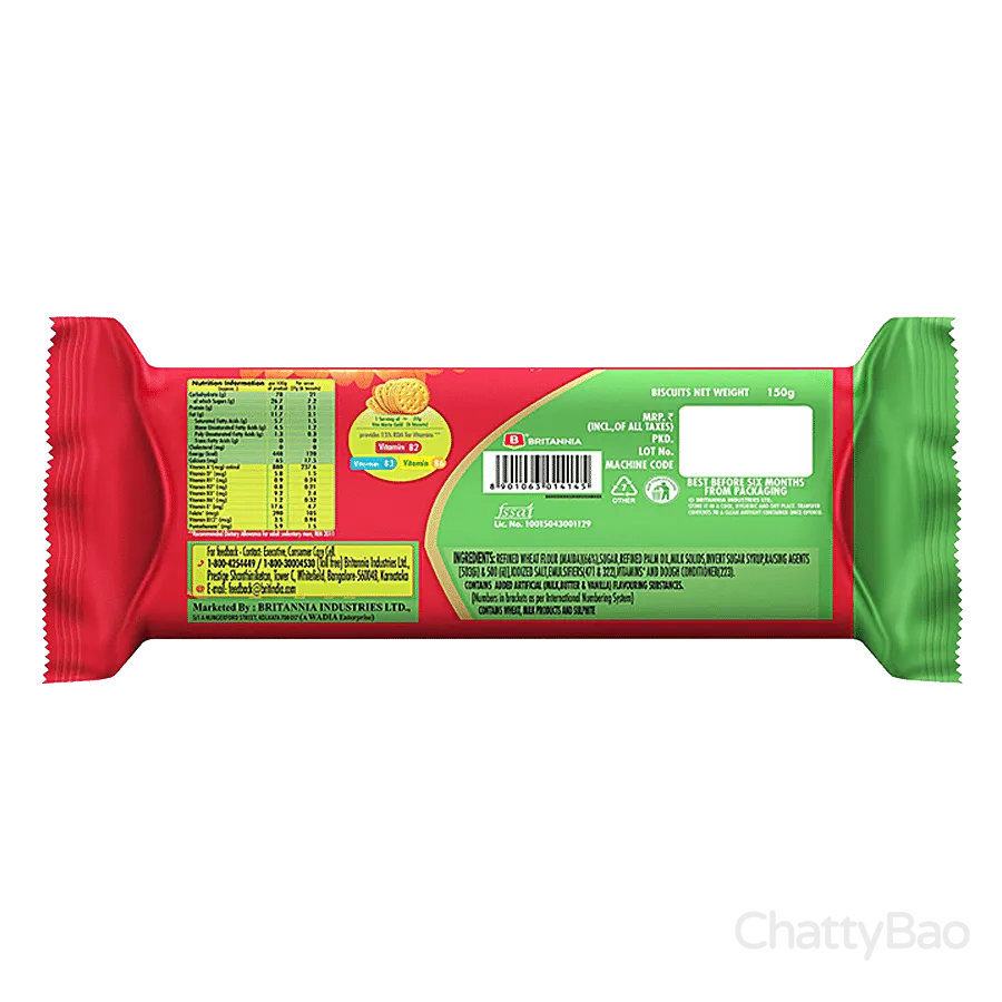 Britannia Vita Marie Gold Biscuits 150 g view 2