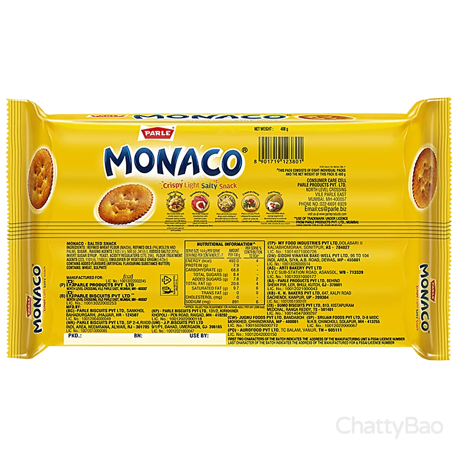 Parle Monaco 400 g view 2