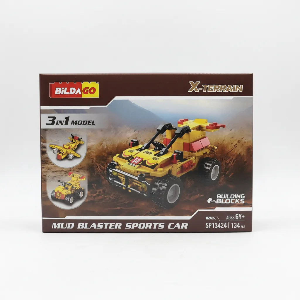 BildaGo X-Terrain Mud Blaster Sports Car