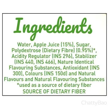 B Natural Apple Juice 1 L view 5