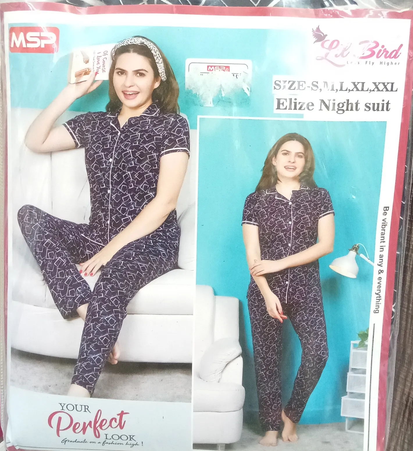 Lil Bird Elize Night Suit view 3